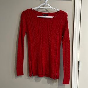 Vintage American Eagle size small cable knit red sweater
